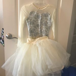 Girls ballet leotard and tutu dance costume set